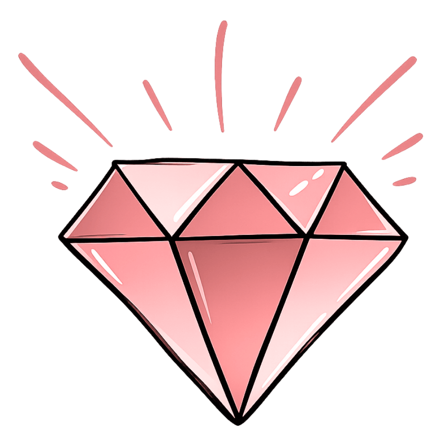 Diamant roze
